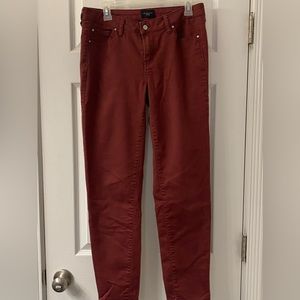 Burnt Red jeans Size 11/30 Celebrity Pink.